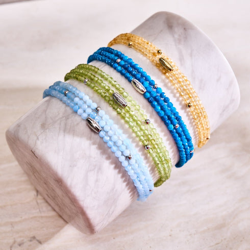 Aquamarine | .925 Sterling Silver | Gemstone Wrap